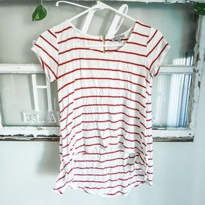 High Low Striped Top
